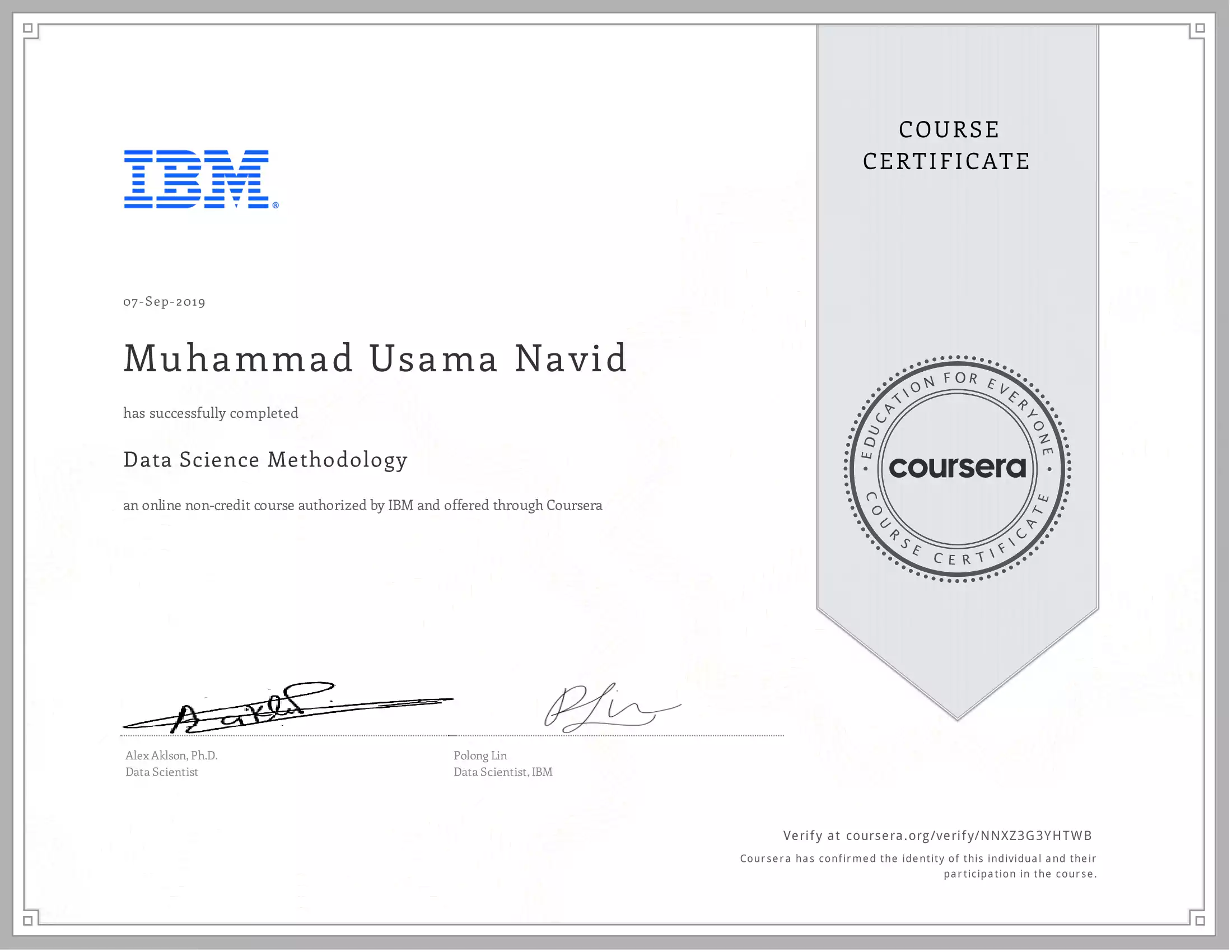 Data-Science-Methodology-IBM-Coursera-Muhammad-Usama-Navid
